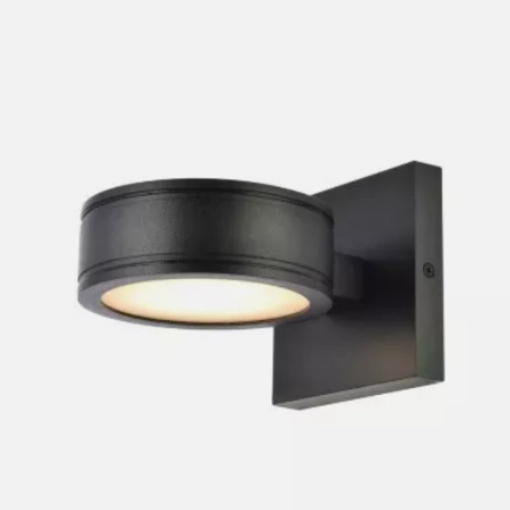 Raine 5 inch Black Outdoor Wall Light